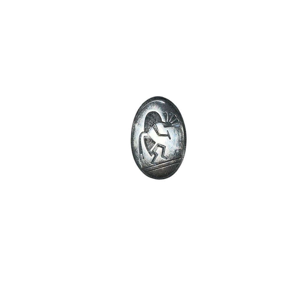 Artisan Navajo Silver Kokapelli Pendant Necklace